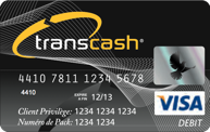 Carte Transcash Visa